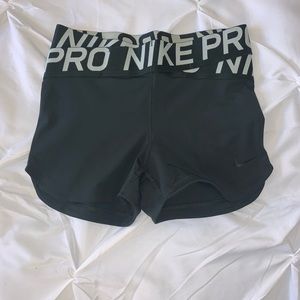 Dark Green Nike Shorts